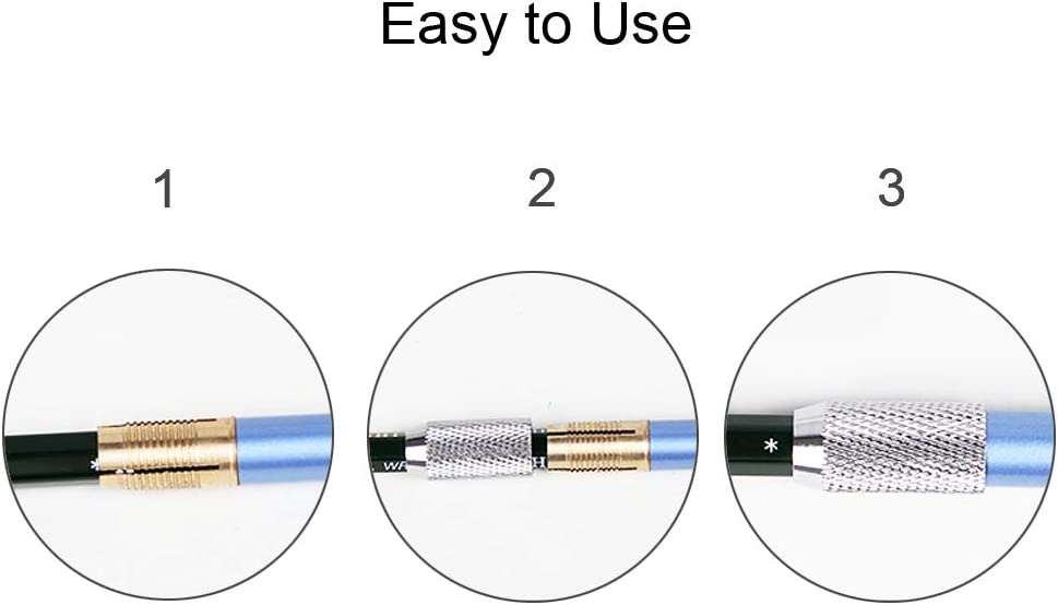 Adjustable Metal Blue Pencil Extender